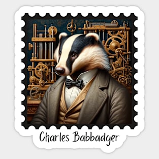 Charles Babbadger II Sticker